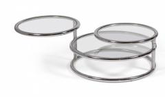 Morex Italian Space Age Convertible Articulating Chrome Coffee Tables - 2791777