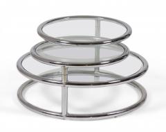 Morex Italian Space Age Convertible Articulating Chrome Coffee Tables - 2791780