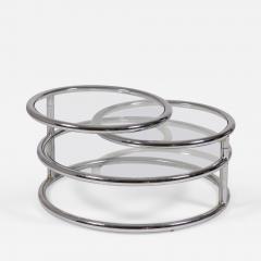 Morex Italian Space Age Convertible Articulating Chrome Coffee Tables - 2794808