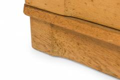 Morgan Furniture American Mid Century Light Wooden Three Drawer Brass Scroll Han - 4652044