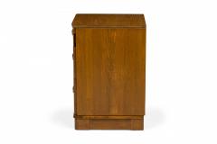 Morgan Furniture Wooden Three Drawer Brass Scroll Handled Bedside Table - 2787536