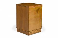 Morgan Furniture Wooden Three Drawer Brass Scroll Handled Bedside Table - 2787537