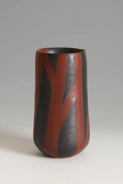 Morino Taimei Russet Black Vase 1980s - 4713004