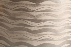 Morino Taimei Vase with Silver Waves 1980s - 4713008