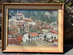 Morris Atkinson Blackburn MODERN VILLAGE PAINTING BY MORRIS ATKINSON BLACKBURN - 2511706