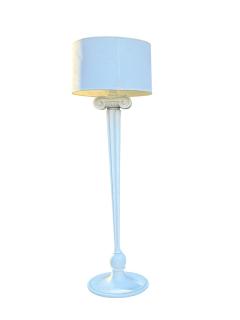 Morris Lapidus EXCEPTIONAL WHITE COMPOSITE IONIC COLUMN FLOOR LAMP - 4444126