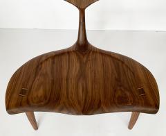 Morten Stenbaek Sculptural Walnut Whale Chair Morten Stenbaek - 1053686