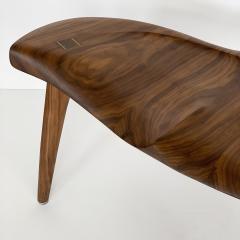 Morten Stenbaek Sculptural Walnut Whale Chair Morten Stenbaek - 1053688