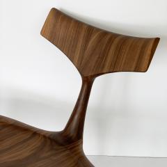 Morten Stenbaek Sculptural Walnut Whale Chair Morten Stenbaek - 1053689