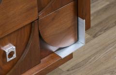 Mosaic Brutalist Modern Walnut Dresser by Tobago - 4243510