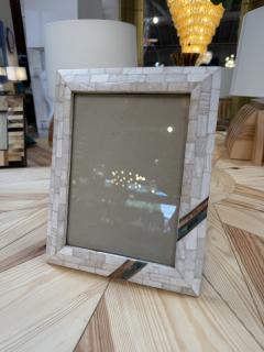 Mosaic Picture Frame with Turquoise Accents - 4800413
