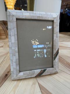 Mosaic Picture Frame with Turquoise Accents - 4800415