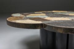 Mosaic Stone Flower Shaped Coffee Table 1950s - 2427403
