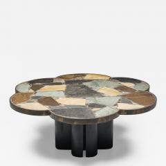Mosaic Stone Flower Shaped Coffee Table 1950s - 2429666