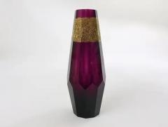 Moser Glassworks Ludwig Moser Art Deco Amethyst Crystal Glass Vase Karlsbad Czechoslovakia 1920 - 4057841