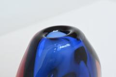 Moser Glassworks Vladimir Mika blue glass Unikat vase Atelier Ludwig Moser Czech 1969 - 4148828