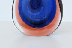 Moser Glassworks Vladimir Mika blue glass Unikat vase Atelier Ludwig Moser Czech 1969 - 4148831