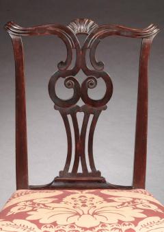 Moses Black Pair of Chippendale Side Chairs - 593874
