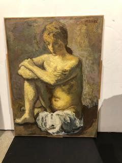 Moses Soyer Seated Nude - 1608731