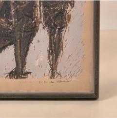 Moshe Tamir Signed and Numbered Framed Brutalist Print by Moshe Tamir - 2869129
