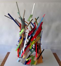 Moshe Y American Modern Abstract Expressionist Mixed Media Sculpture Moshe Y - 4703064