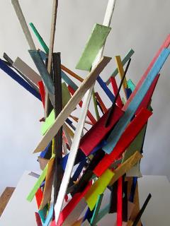 Moshe Y American Modern Abstract Expressionist Mixed Media Sculpture Moshe Y - 4703073