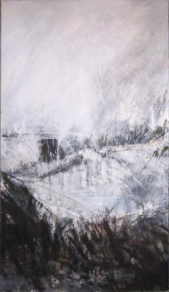 Moshe Y American Modern Abstract Expressionist Mixed Media Triptych Moshe Y - 4702783