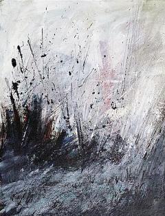 Moshe Y American Modern Abstract Expressionist Mixed media on canvas Moshe Y - 4645042