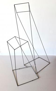 Moshe Y American Modern Abstract Expressionist Wire Sculpture Moshe Y - 2837038