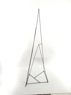 Moshe Y American Modern Abstract Expressionist Wire Sculpture Moshe Y - 2837124