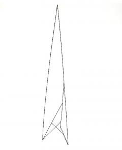 Moshe Y American Modern Abstract Expressionist Wire Sculpture Moshe Y - 4709994