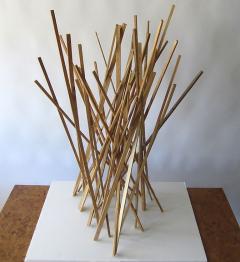 Moshe Y American Modern Abstract Expressionist Wood Sculpture Moshe Y - 4703041