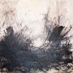 Moshe Y American Modern Abstract Mixed Media on Canvas Moshe Y - 4645020