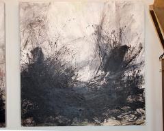 Moshe Y American Modern Abstract Mixed Media on Canvas Moshe Y - 4645093