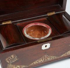 Mother of Pearl Inlaid William IV Tea Caddy - 4591833