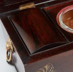 Mother of Pearl Inlaid William IV Tea Caddy - 4591834