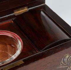 Mother of Pearl Inlaid William IV Tea Caddy - 4591835