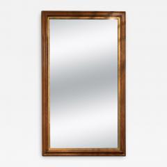 Moulded Oak Mirror Frame With Gilt Slip Original Mercury Plate - 1363801