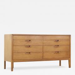 Mount Airy Janus Mid Century Walnut 8 Drawer Dresser - 3690415