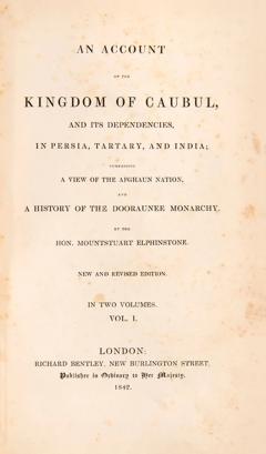 Mountstuart Elphinstone An account of the kingdom of Caubul by Mountstuart Elphinstone - 3672707