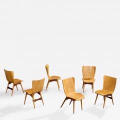 Moveis Cimo Dining Room Chairs with Wood and Metal Brazil 1950s - 4786861