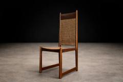 Moveis Fatima Set of 12 Brazilian Modern Dining Chairs in Rosewood Caning by Fatima - 4480753