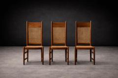 Moveis Fatima Set of 12 Brazilian Modern Dining Chairs in Rosewood Caning by Fatima - 4480756