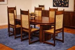 Moveis Fatima Set of 12 Brazilian Modern Dining Chairs in Rosewood Caning by Fatima - 4534870