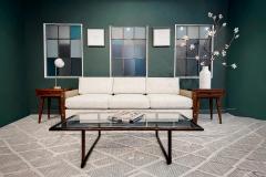 Moveis Teperman Brazilian Modern Pair of Imbuia wood Nightstands by Teperman Brazil - 4524896