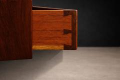 Moveis Teperman Brazilian Modern Pair of Imbuia wood Nightstands by Teperman Brazil - 4524904