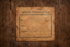 Moveis Teperman Brazilian Modern Pair of Imbuia wood Nightstands by Teperman Brazil - 4534980