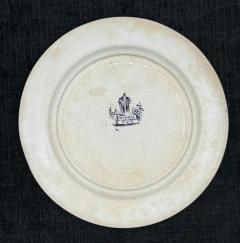 Mulberry Transferware Plate 5 13 W B Brownfield Madras Pattern - 3897770