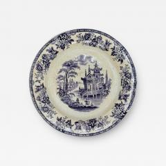 Mulberry Transferware Plate 5 13 W B Brownfield Madras Pattern - 3900732