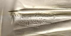 Muller Fr res French Art Deco Pendant Chandelier Signed by Muller Freres - 3940659